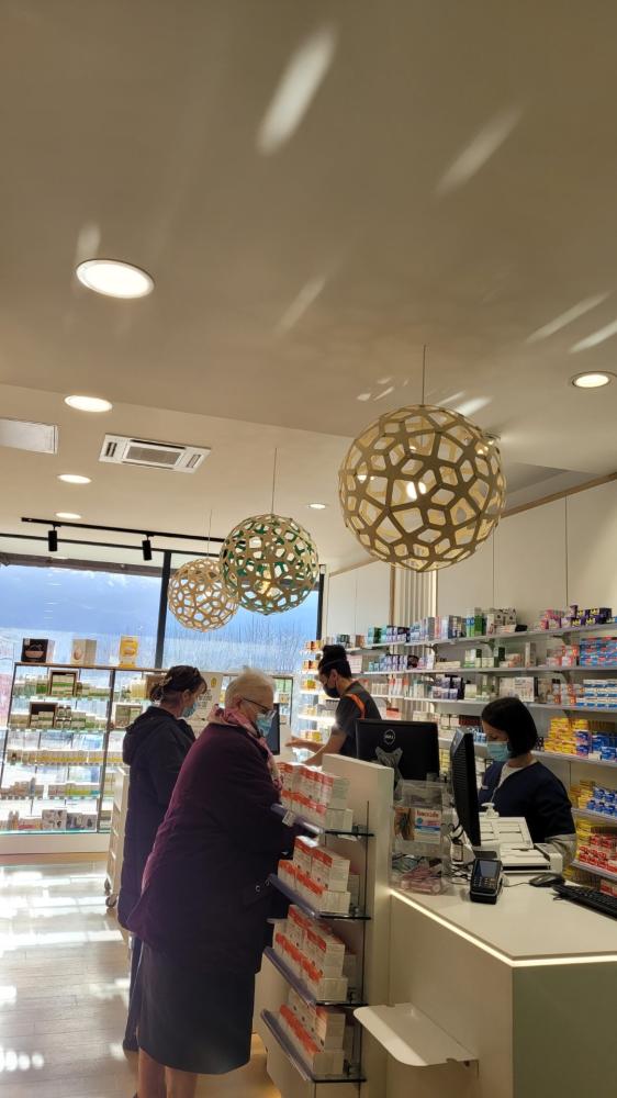 Electricité dans une pharmacie